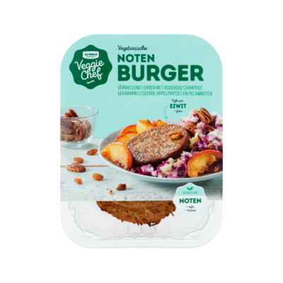 Huismerk Veggie Chef Vegetarische Noten Burger