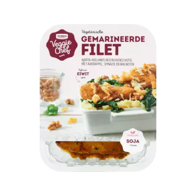 Huismerk Veggie Chef Vegetarische Gemarineerde Filet