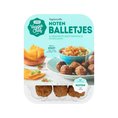 Huismerk Veggie Chef Vegetarische Noten Balletjes