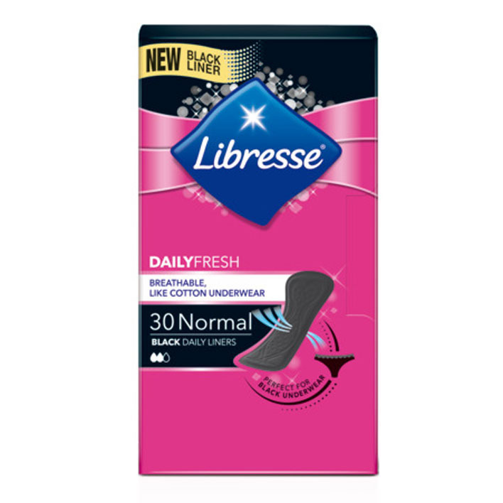 Libresse Normal inlegkruisjes black