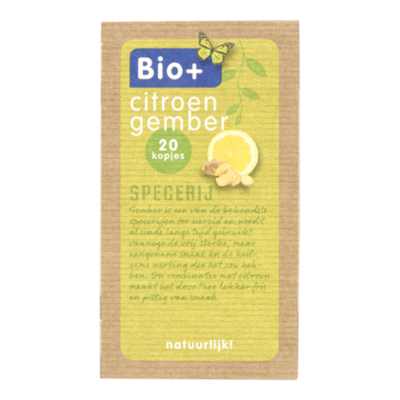 Bio+ Gember citroen Fairtrade