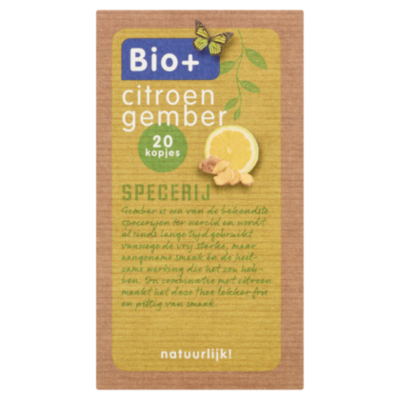 Bio+ Gember citroen Fairtrade