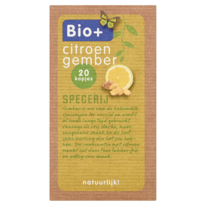Bio+ Gember citroen Fairtrade