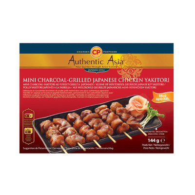 Authentic Asian Japanese chicken yakitori