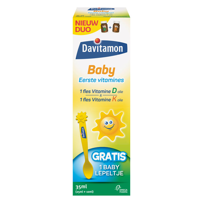 Davitamon Baby eerste vitamines D + K