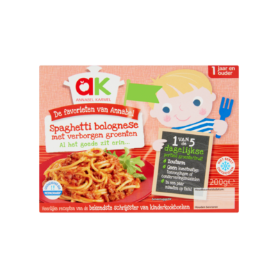 Annabel Karmel Spaghetti Bolognese met Verborgen Groenten