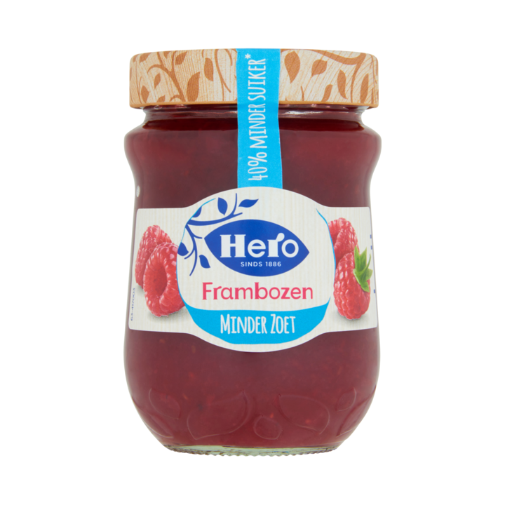 Hero Minder Zoet Frambozenjam