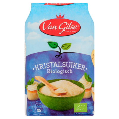 Van Gilse Kristalsuiker Biologisch 750 g