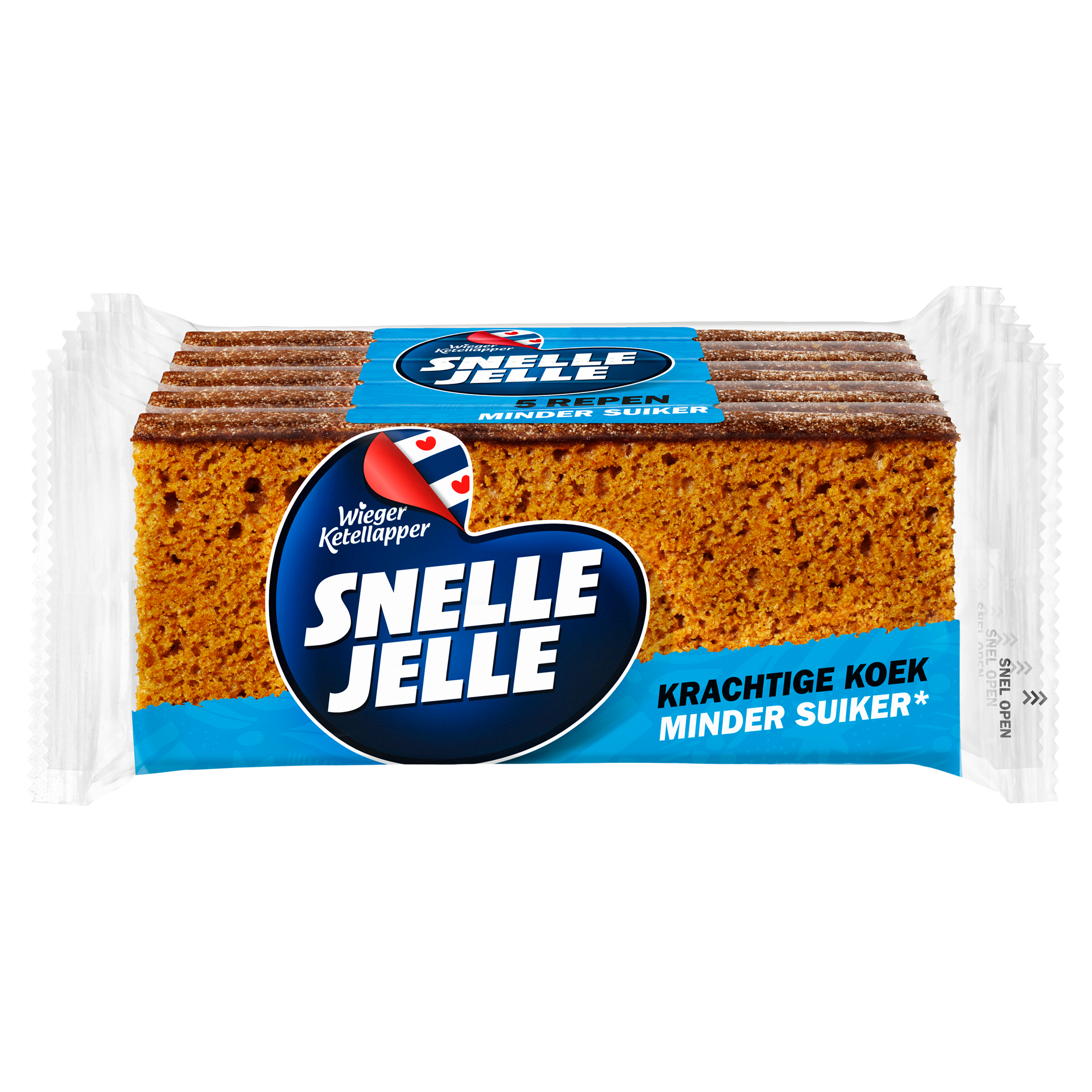 Snelle Jelle ontbijtkoek minder suiker