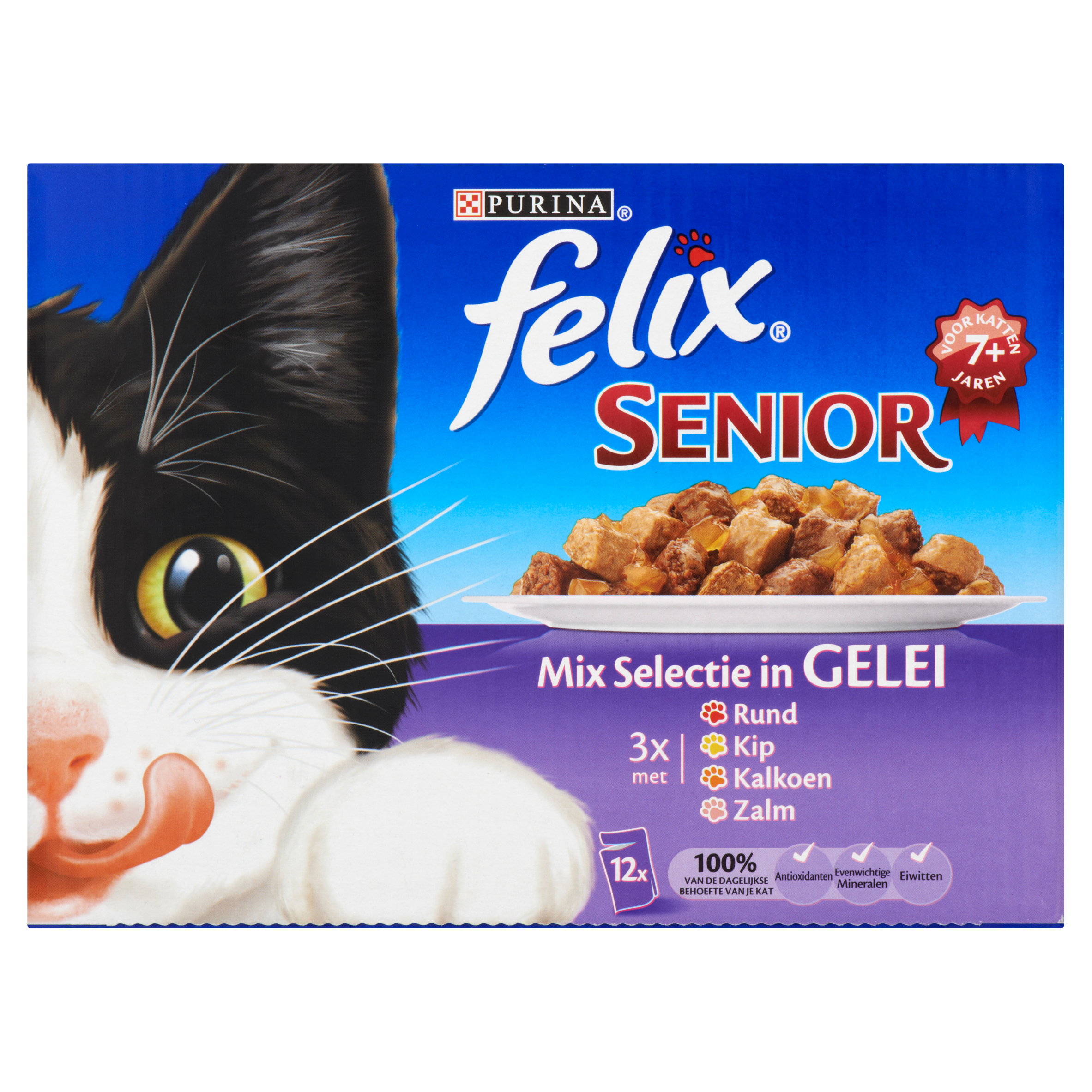 Felix Senior Mix Selectie Nat Kattenvoer 1200 g