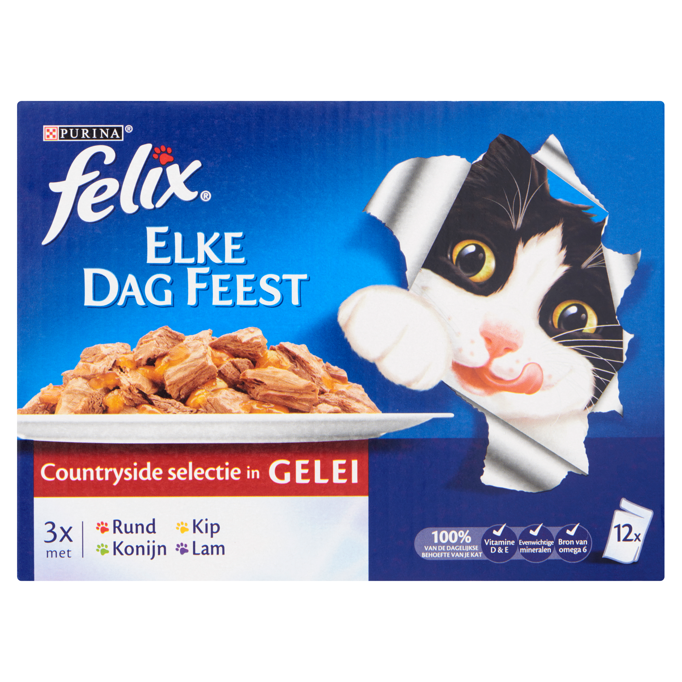 Felix Elke Dag Feest Countryside Selectie in Gelei 12 x 100 g
