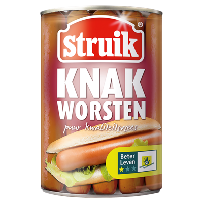Struik Knakworsten 10 Stuks 400 g