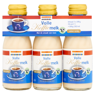 Holland Foodz Volle Koffiemelk 3 x 100 g