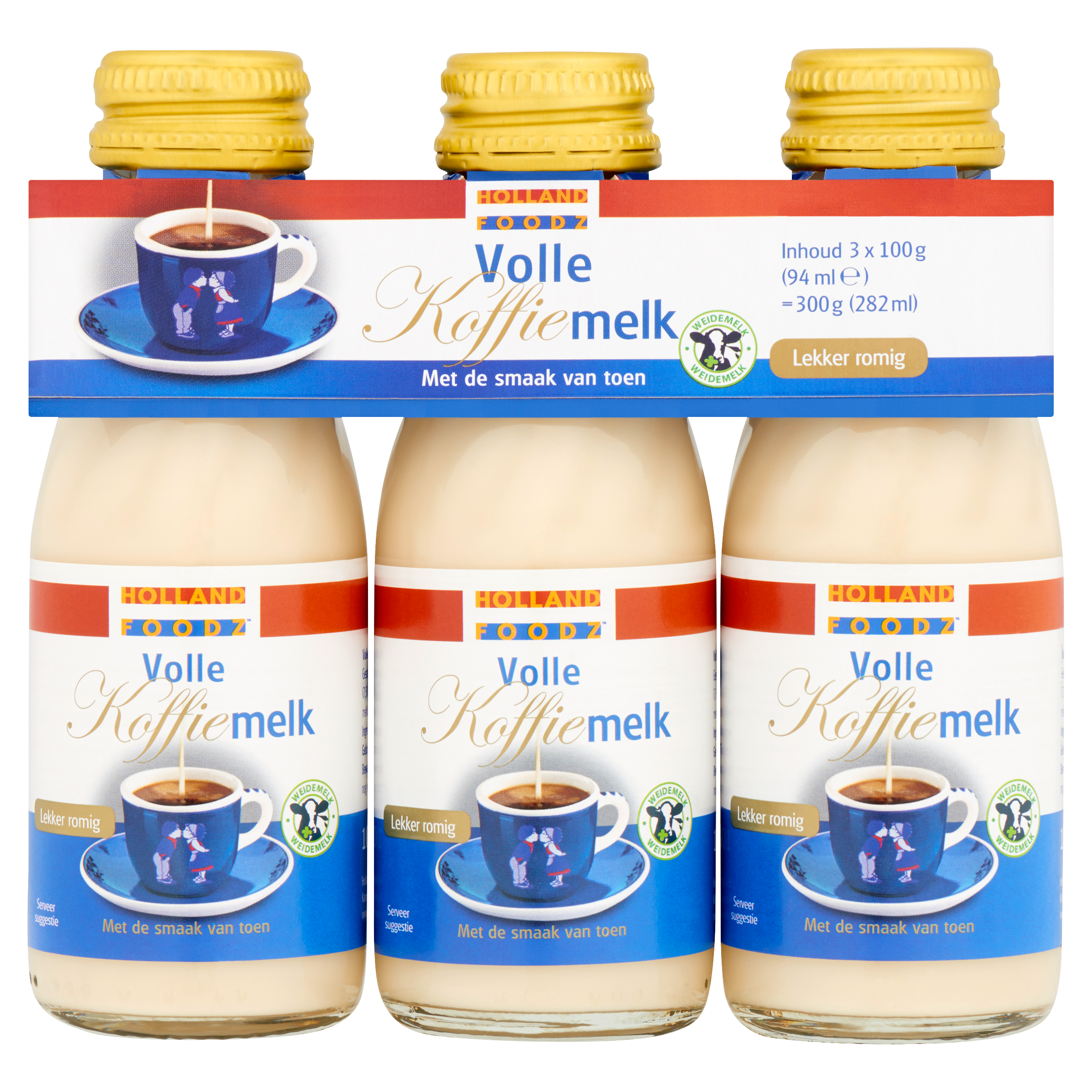 Holland Foodz Volle Koffiemelk 3 x 100 g