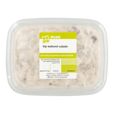 Huismerk Kip-Walnoot salade