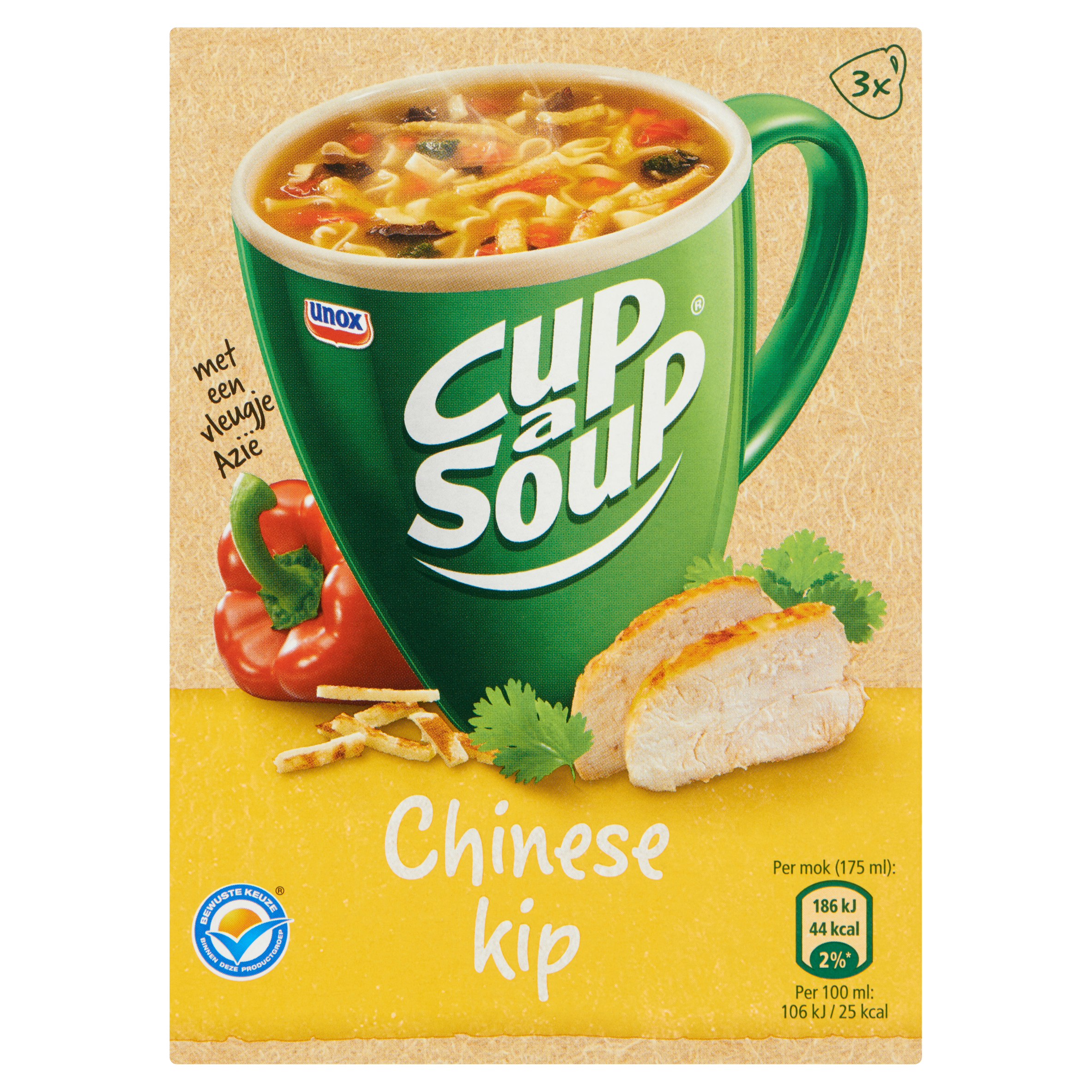 Cup-A-Soup Chinese Kip 3 x 13 g