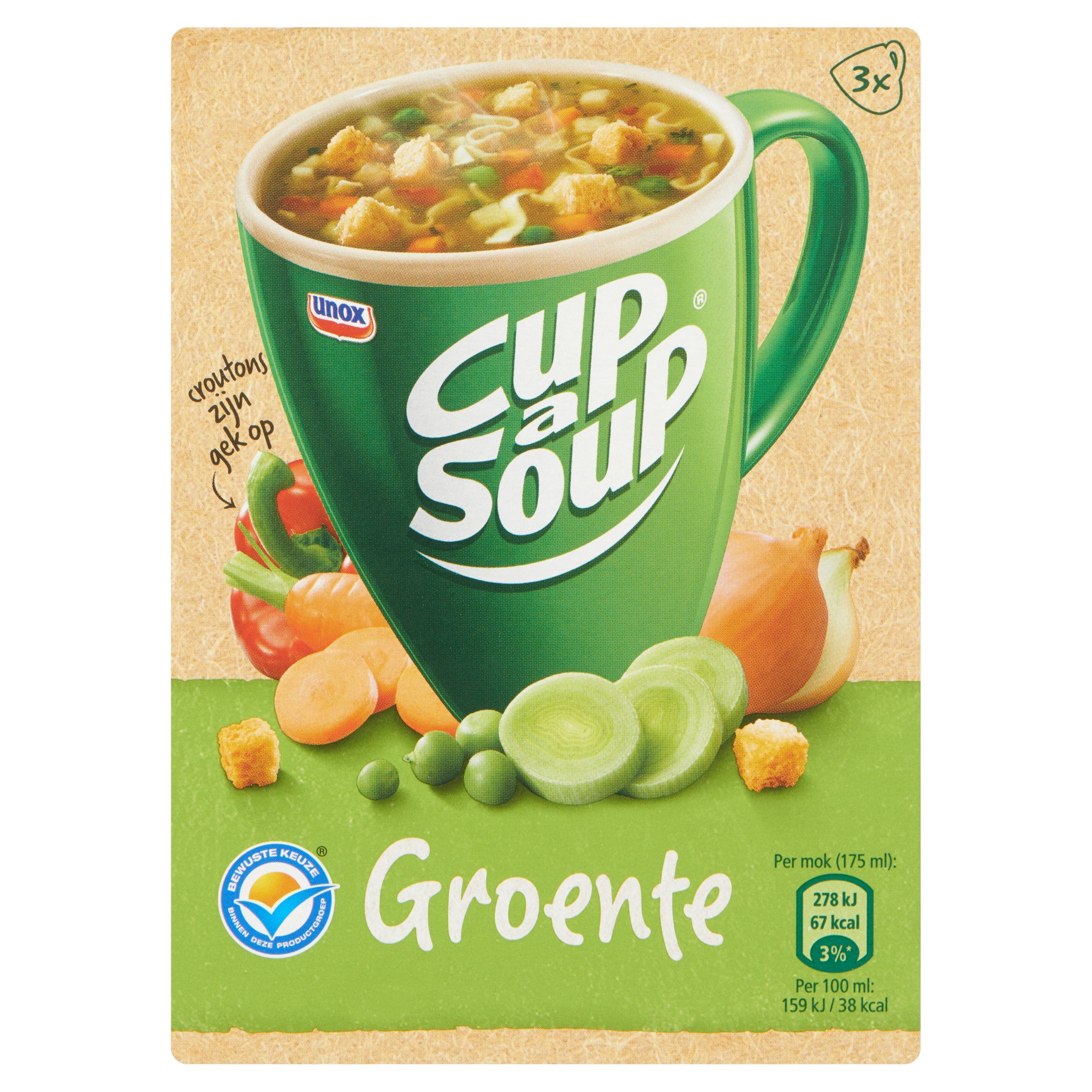 Cup-A-Soup Groente 3 x 16 g