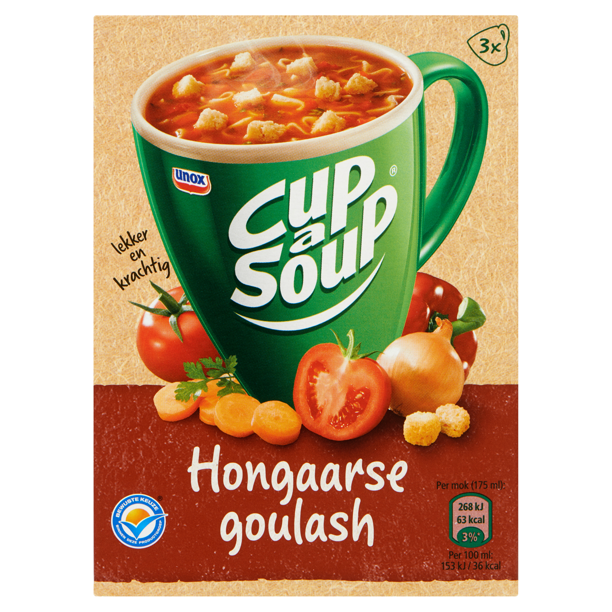Cup-A- Soup Hongaarse Goulash 3 x 16 g