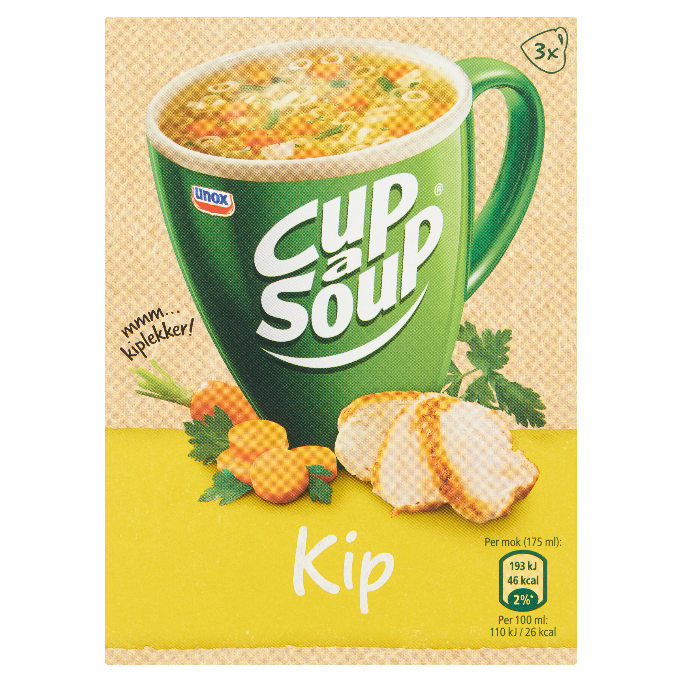 Cup-A-Soup Kip 3 x 12 g