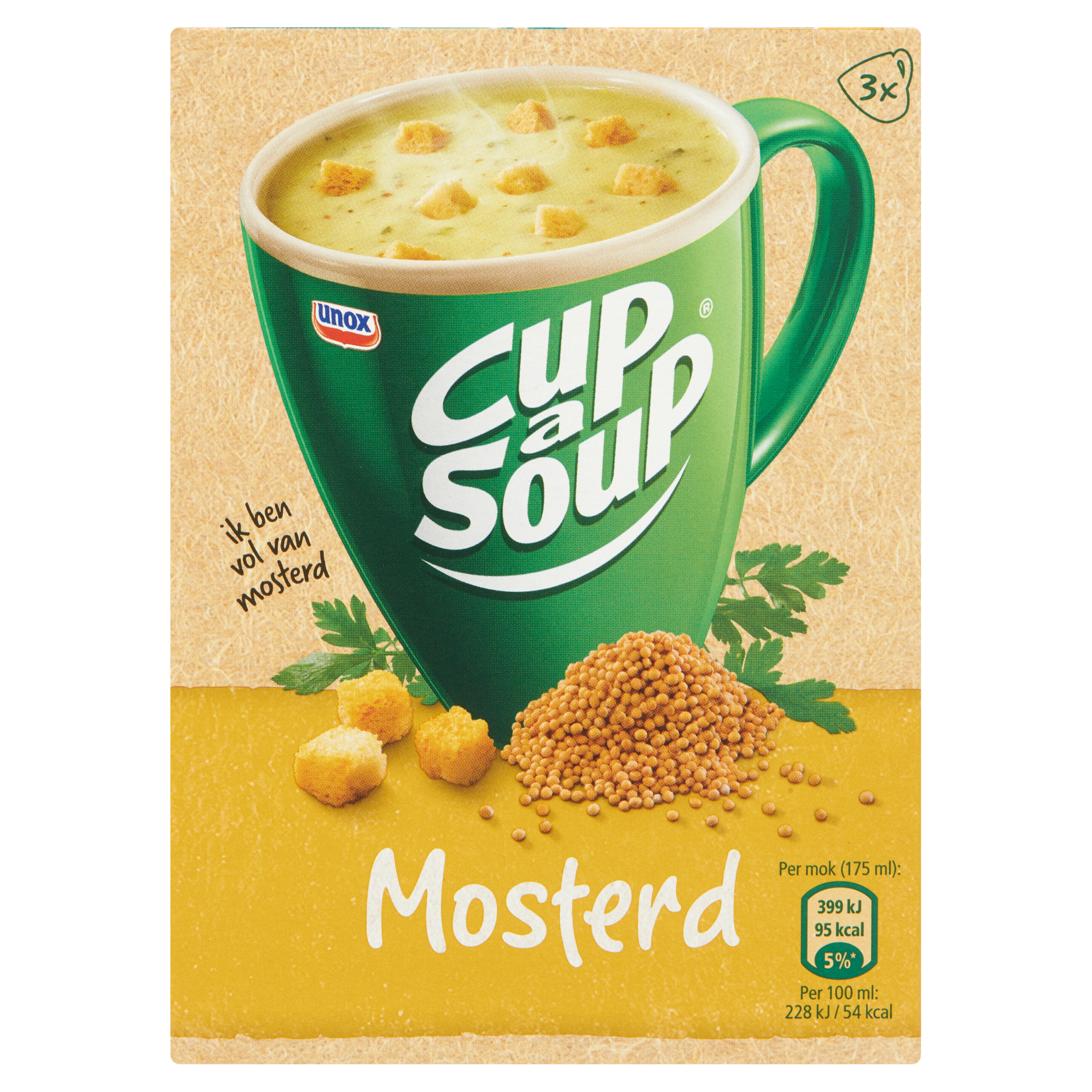 Cup-A- Soup Mosterd 3 x 18 g