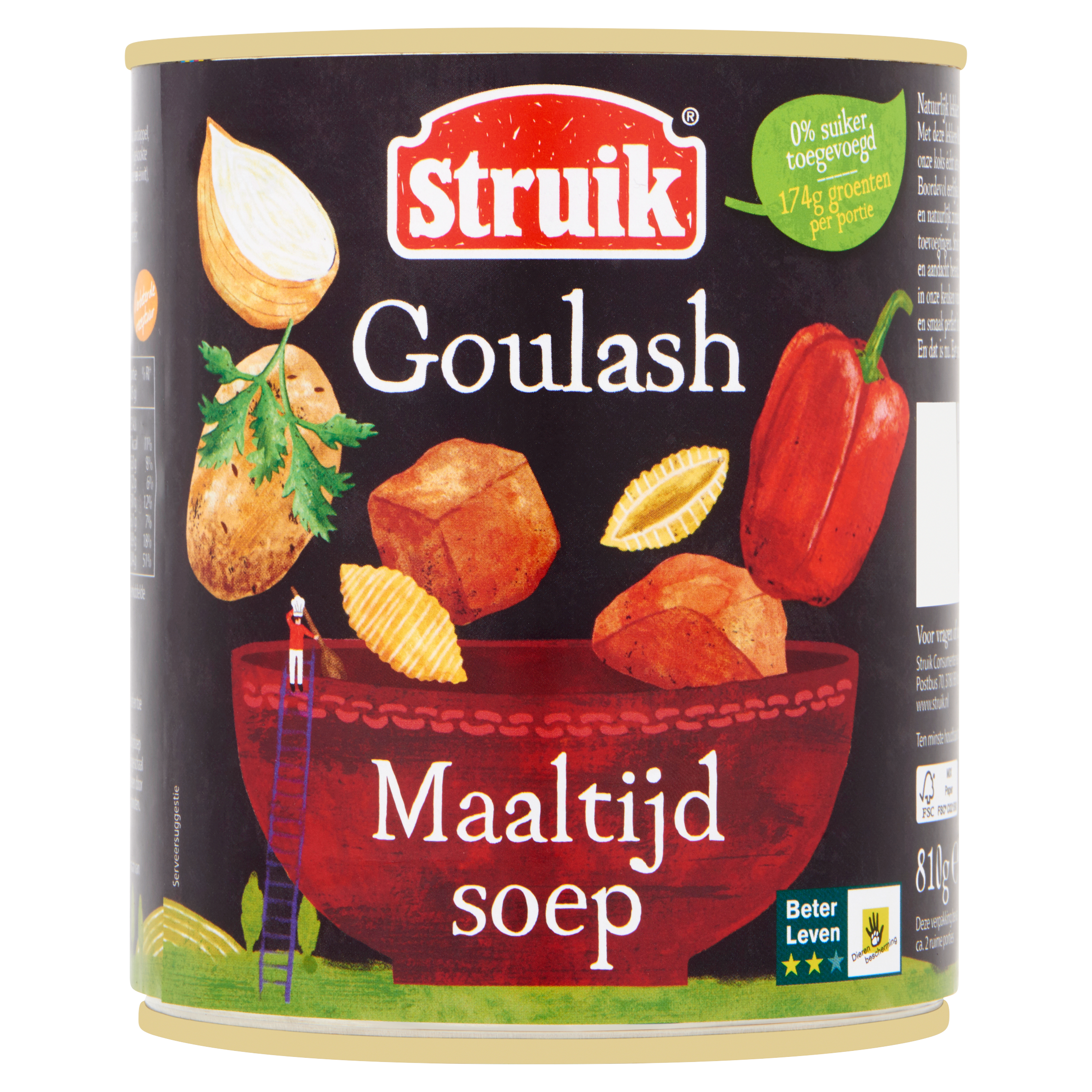 Struik Maaltijdsoep Goulash 810 g
