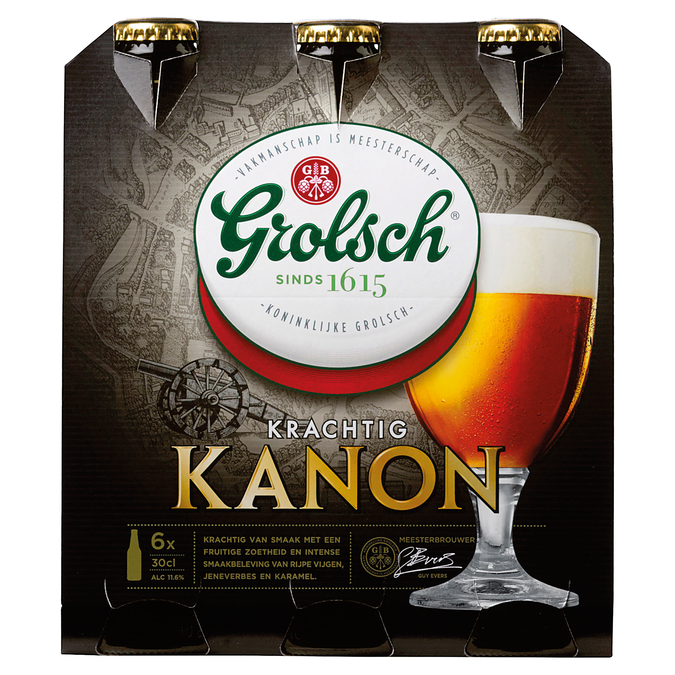 Grolsch Krachtig Kanon Flessen 6 x 30 cl
