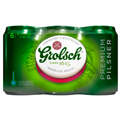 Grolsch Premium Pilsner Blikken 6 x 33 cl