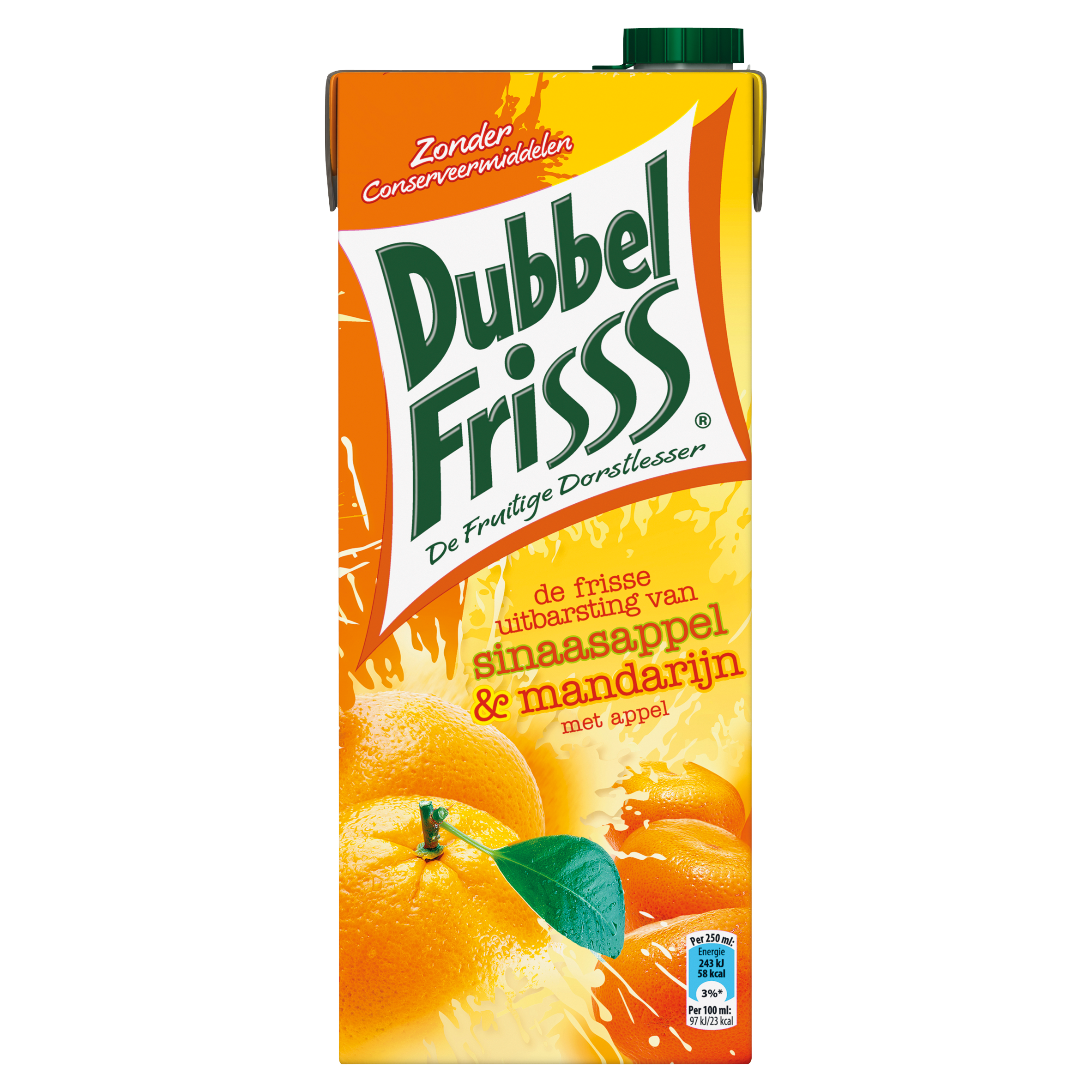 DubbelFrisss Sinaasappel & Mandarijn met Appel 1,5 L