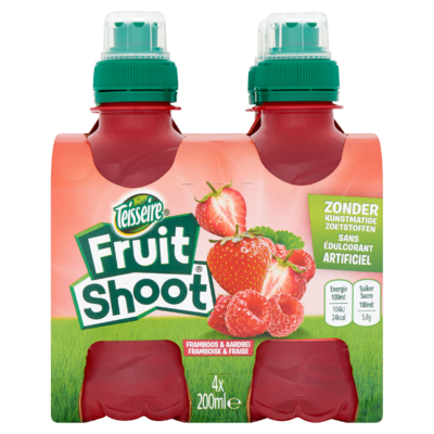 Fruit Shoot Framboos & Aardbei 4 x 200 ml