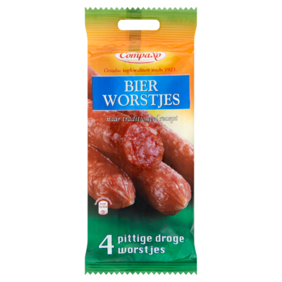 Compaxo Bierworstjes 4 x 25 g