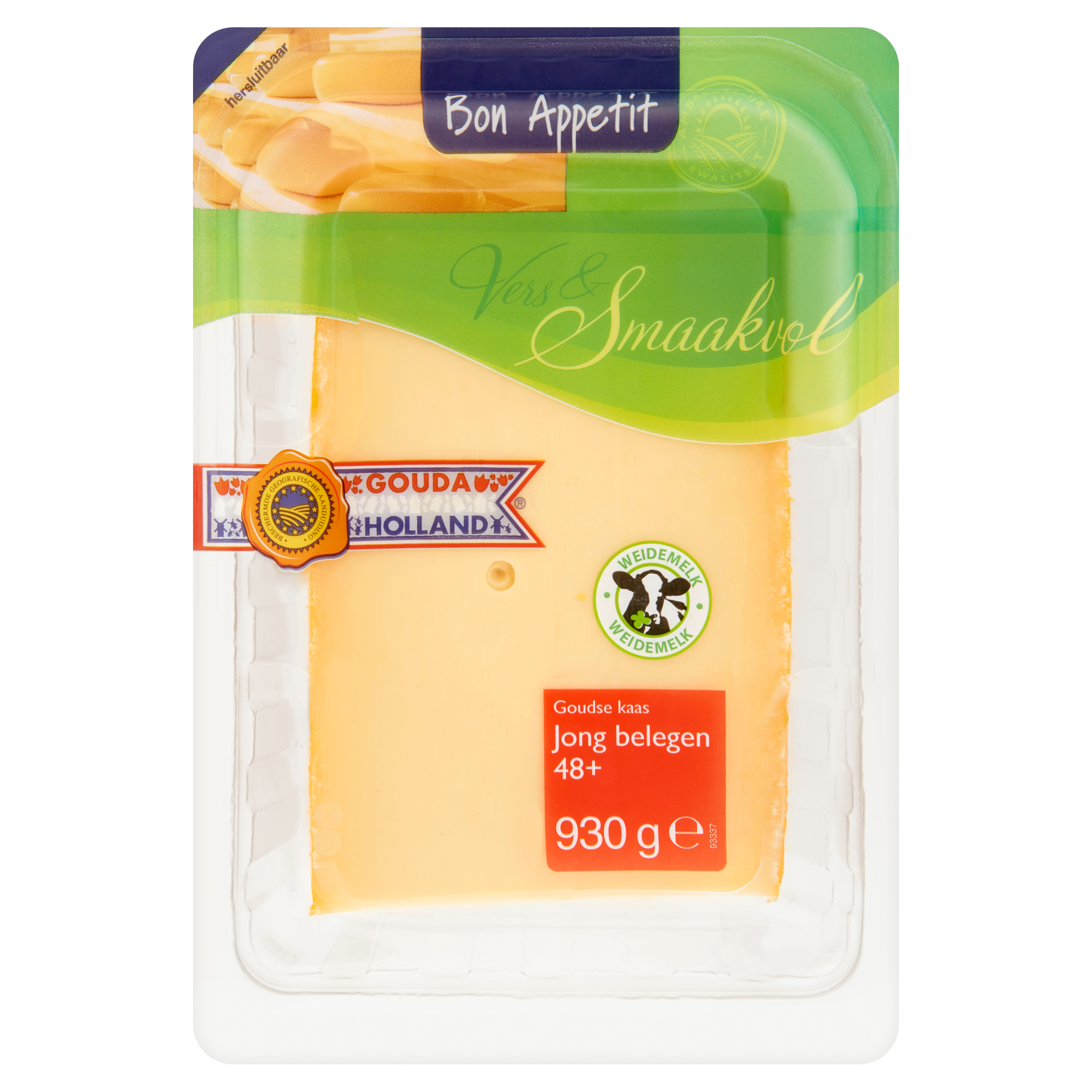 Bon Appetit Goudse Kaas Jong Belegen 48+ 930 g