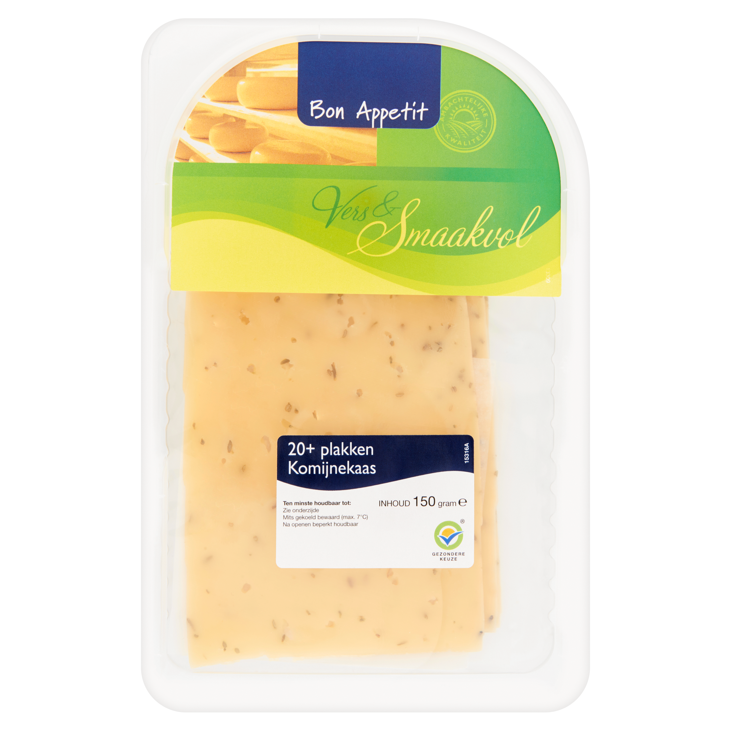 Bon Appetit Plakken Komijnekaas 20+ 150 g