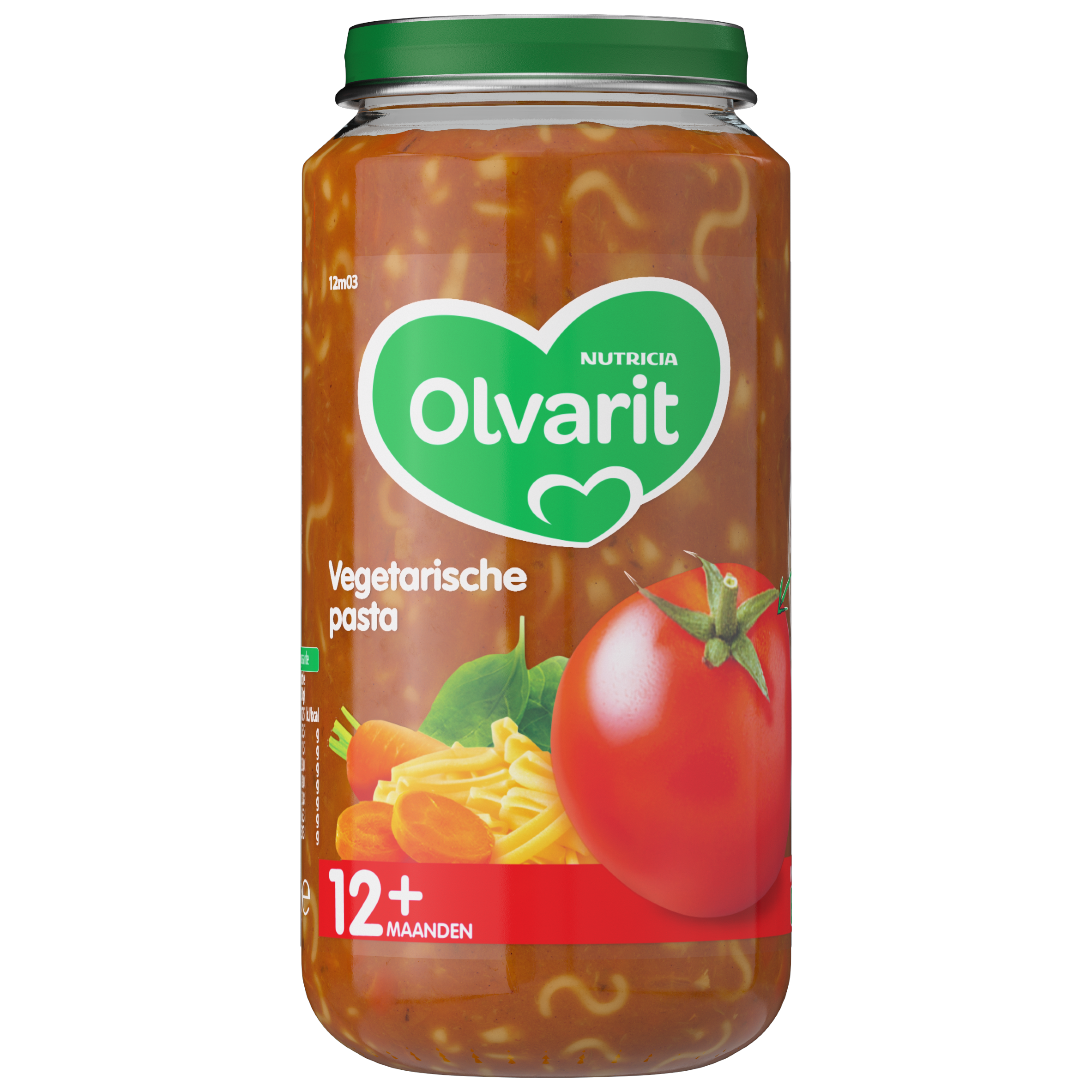 Olvarit Vegetarische pasta 12+ Maanden 250 g