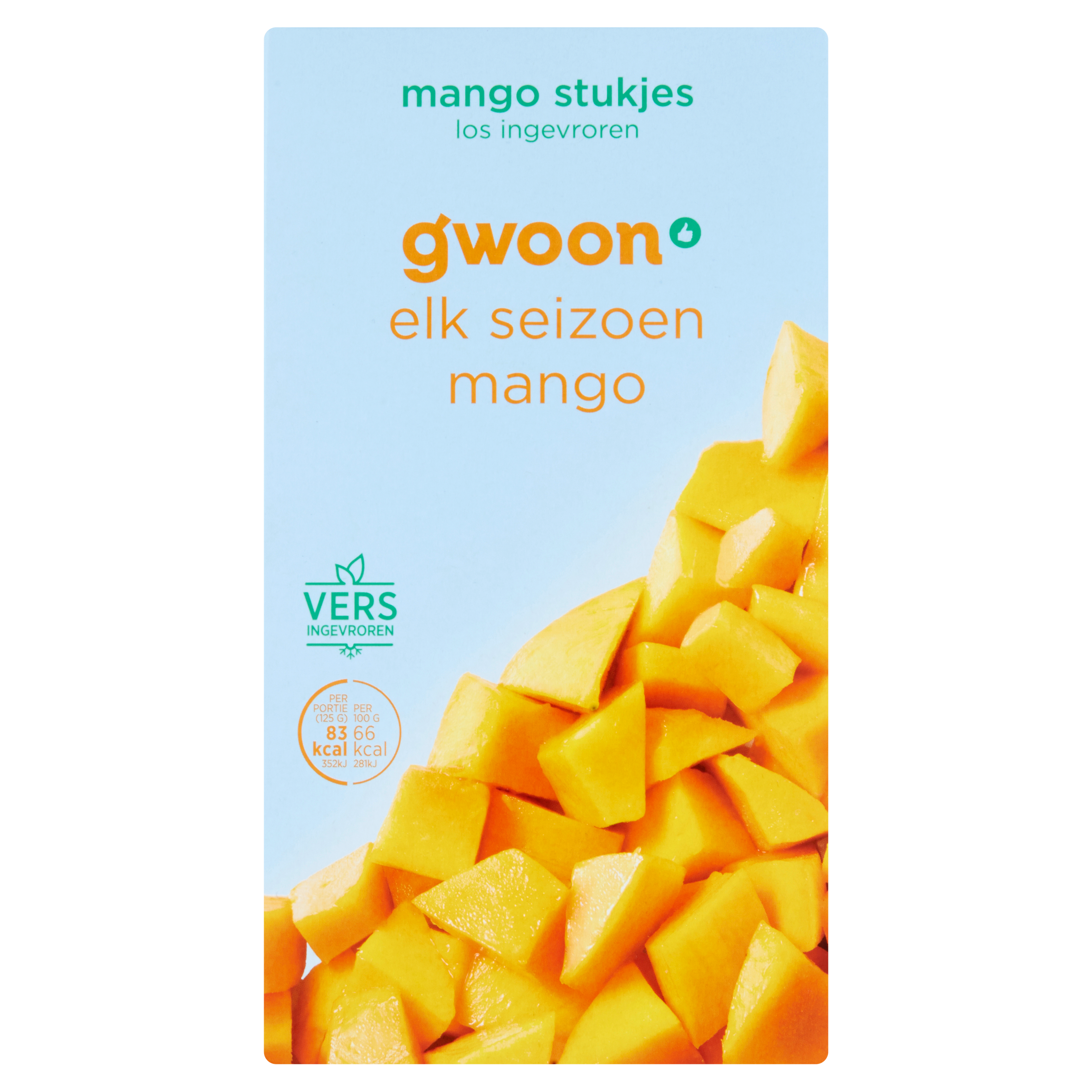 Huismerk Mango Stukjes 250 g