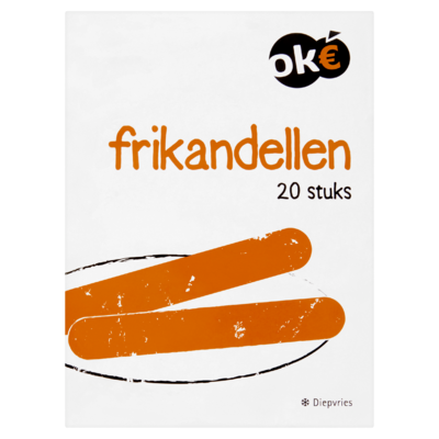 Budget Huismerk Frikandellen 20 x 70 g