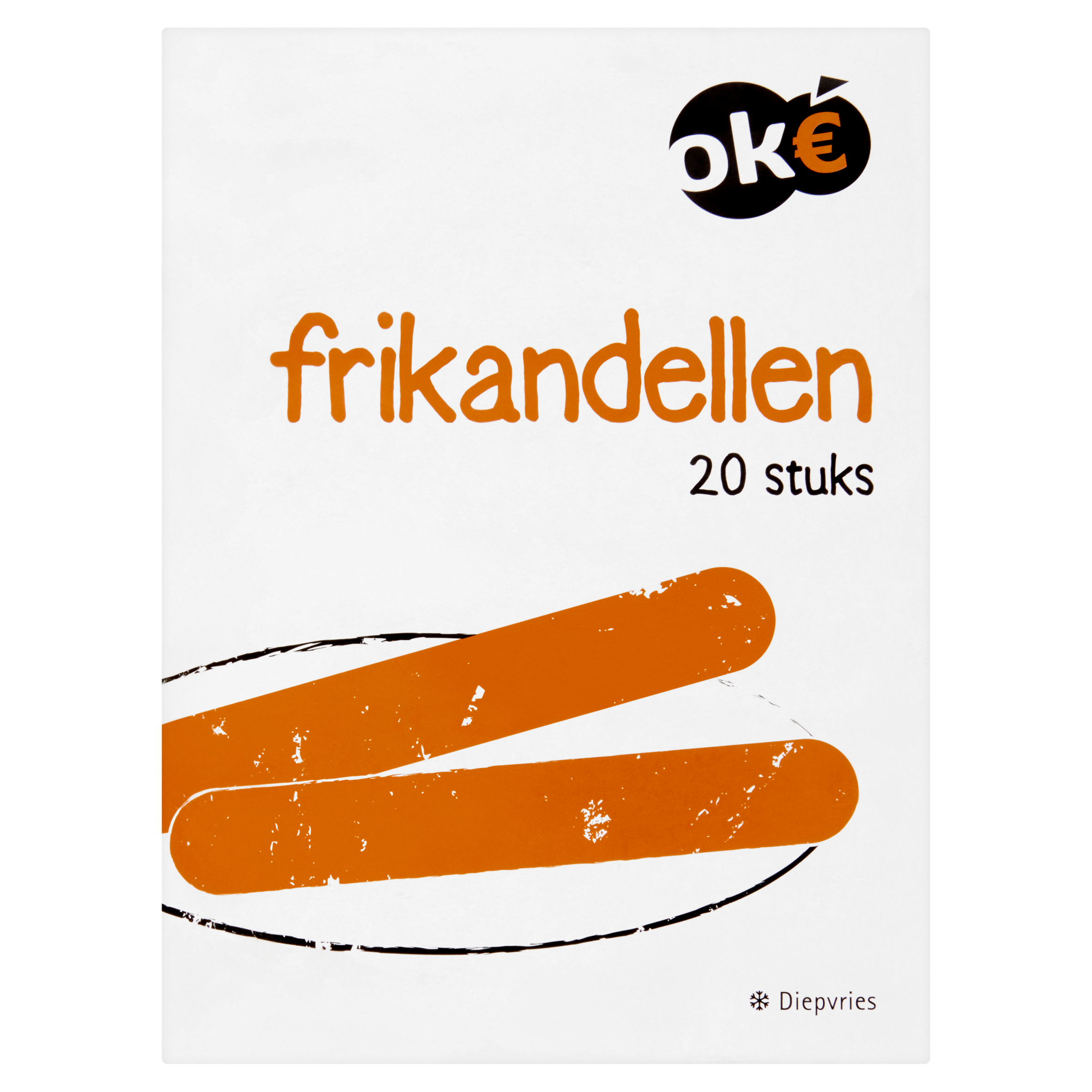 Budget Huismerk Frikandellen 20 x 70 g