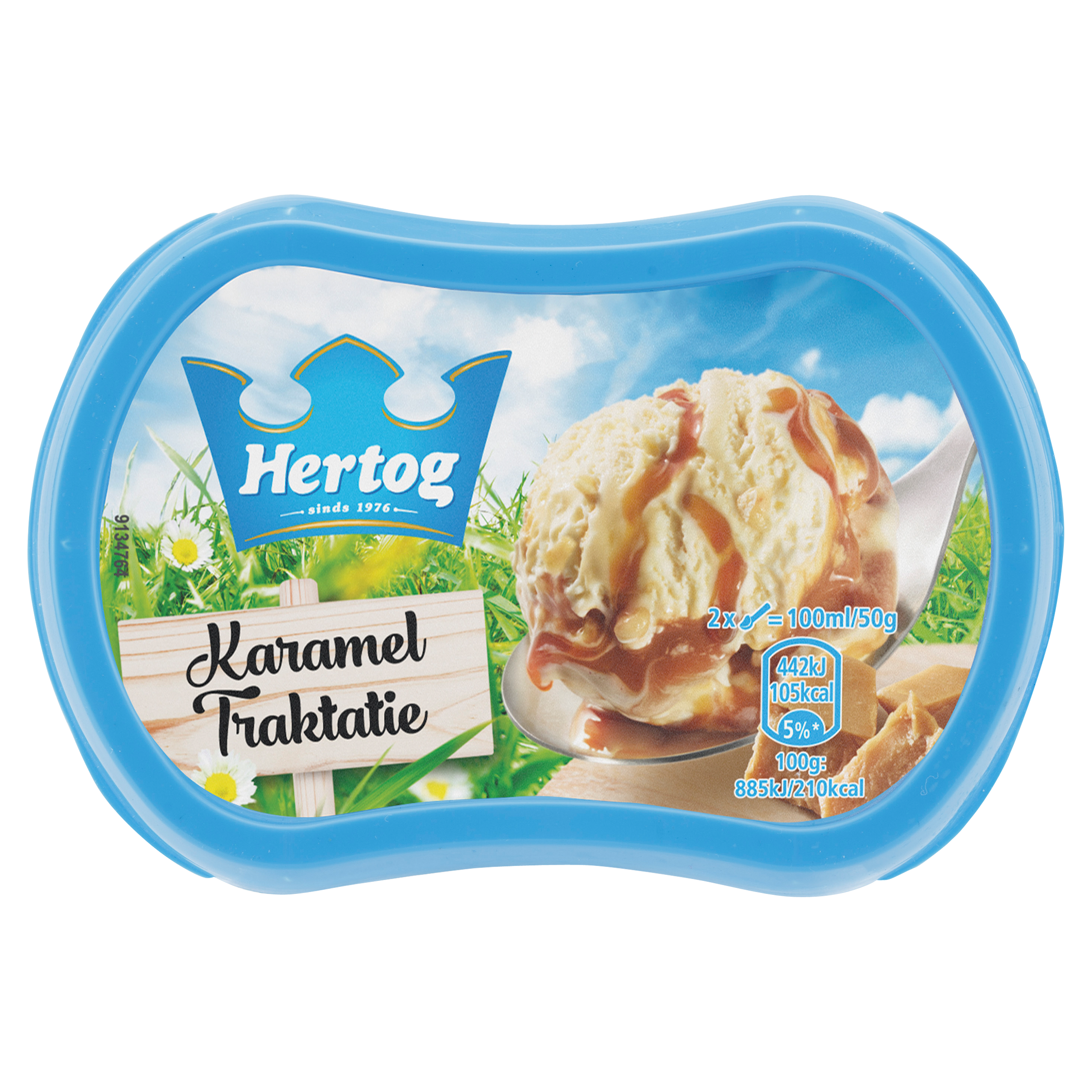 Hertog IJs Karamel Traktatie 200 ml