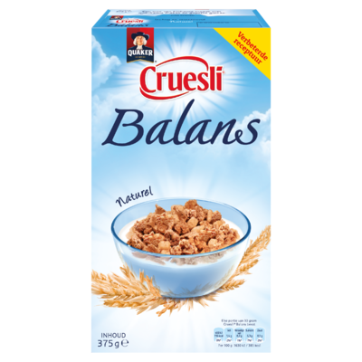 Quaker Cruesli Balans Naturel 375 gr