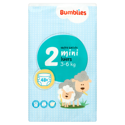 Bumblies Luiers 2 Mini 3-6 kg 48 Stuks
