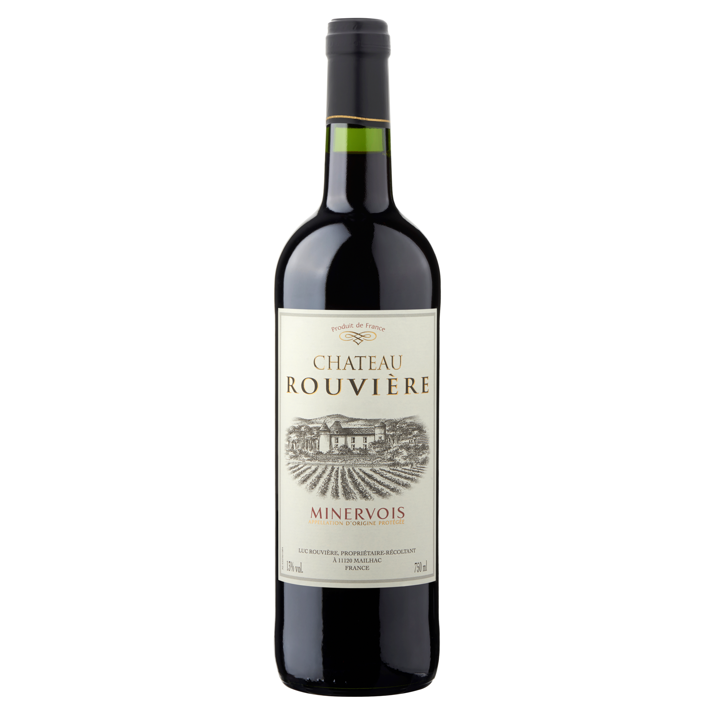 Chateau Rouvière Minervois 750 ml