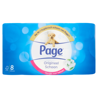 Page Toiletpapier Origineel Schoon 8 Rollen