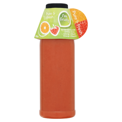 I'm Fruity Pure & Fresh Sinaasappel & Aardbei 500 ml