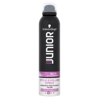 Schwarzkopf Junior Powerstyling 24/7 Style Control Style & Volume Haarspray 250 ml