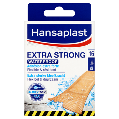 Hansaplast Extra Strong Waterproof 16 Strips