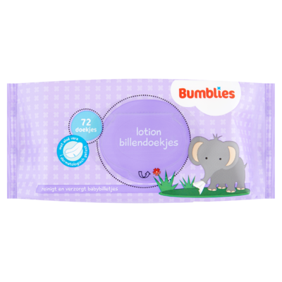 Bumblies Billendoekjes Lotion 72 Stuks