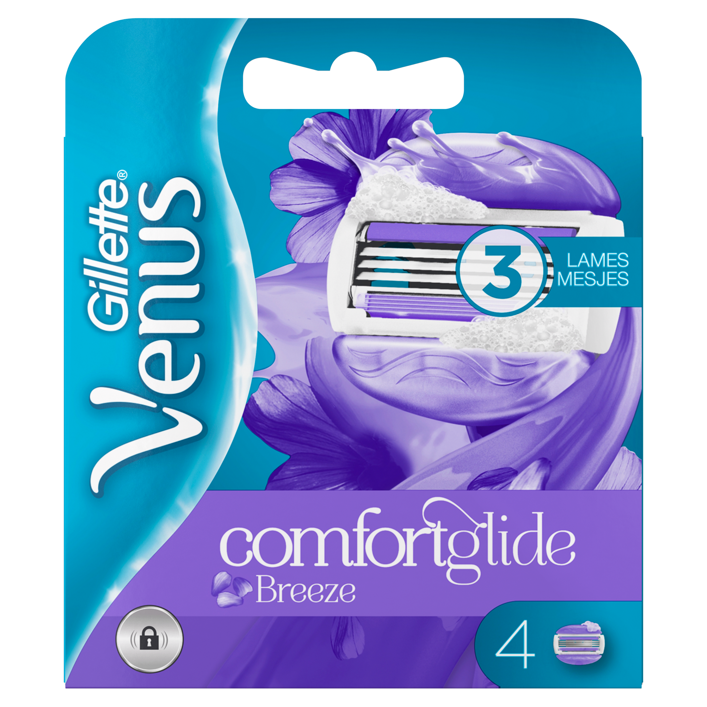 Gillette Venus Breeze Scheermesjes 4 Stuks