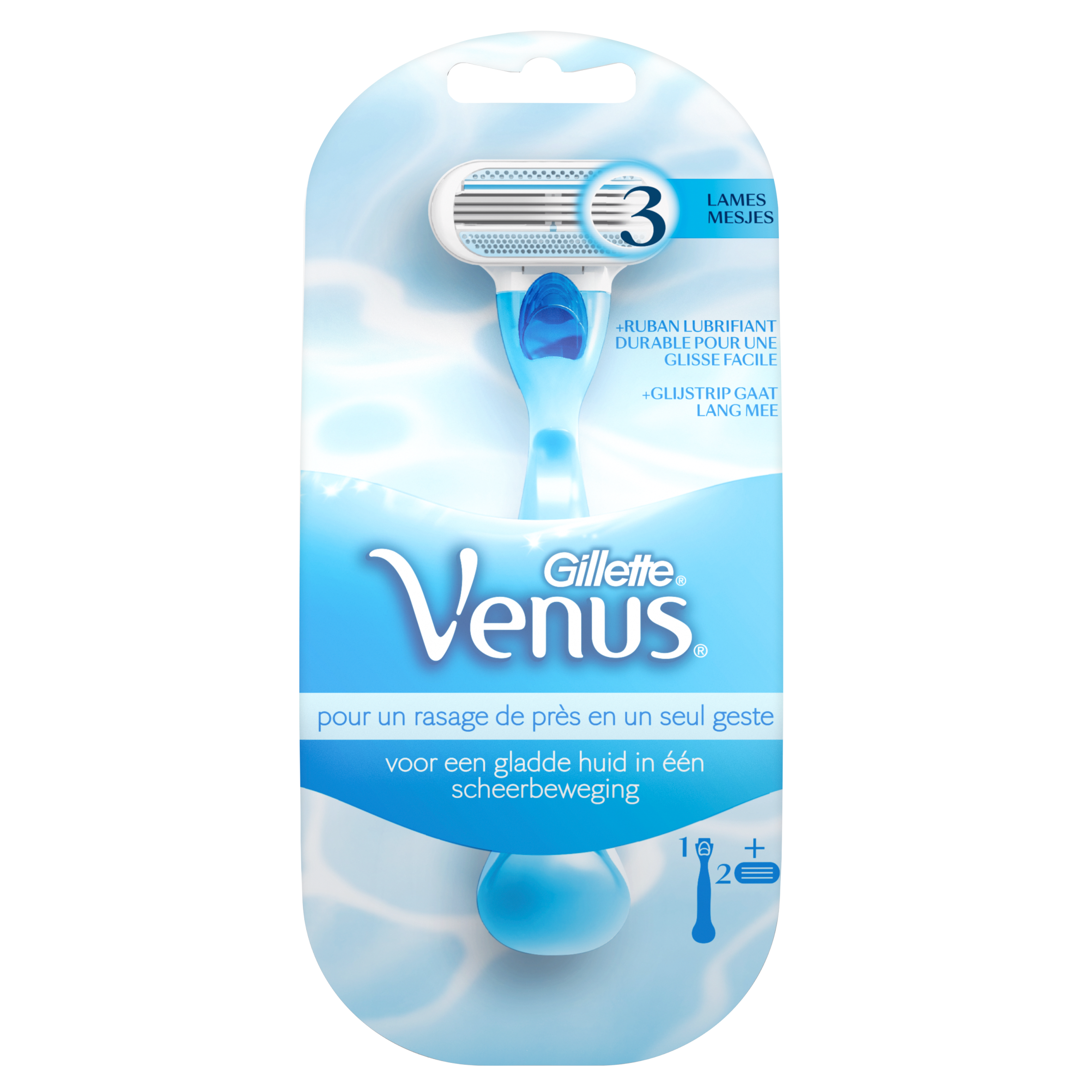 Gillette Venus Classic scheersysteem met 1 extra scheermesje & douchehaakje