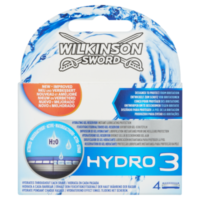 Wilkinson Sword Hydro 3 Mesjes 4 Stuks
