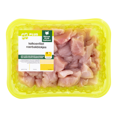 Huismerk Kalkoenfilet roerbakblokjes