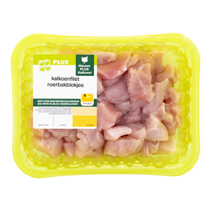 Huismerk Kalkoenfilet roerbakblokjes